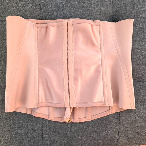 SPANX Womens Shaping Cinching Waist Trainer Sculpture Top Zip Up Corset Size XL - Picture 2 of 7